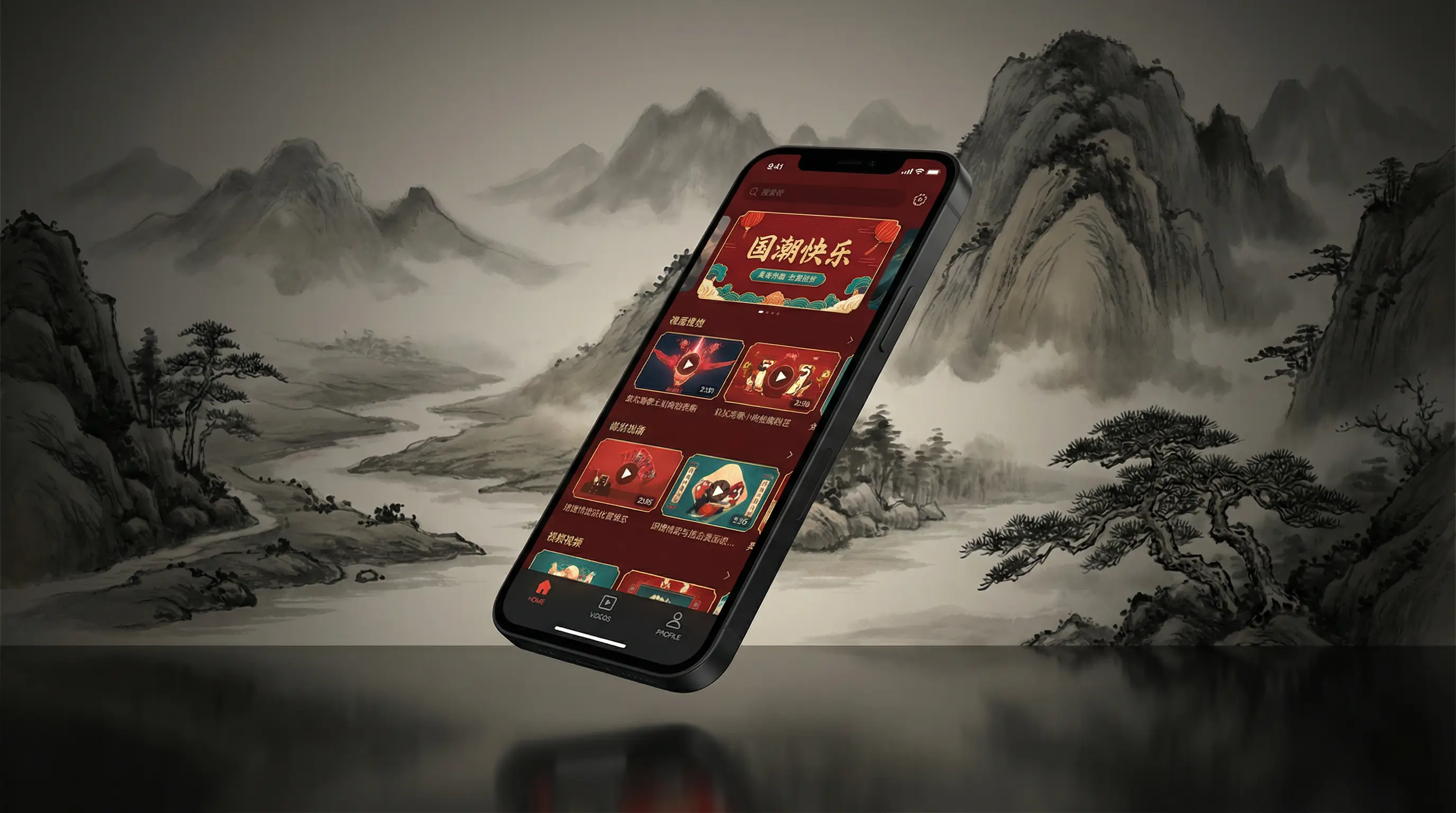 jiuse视频 移动端APP界面展示